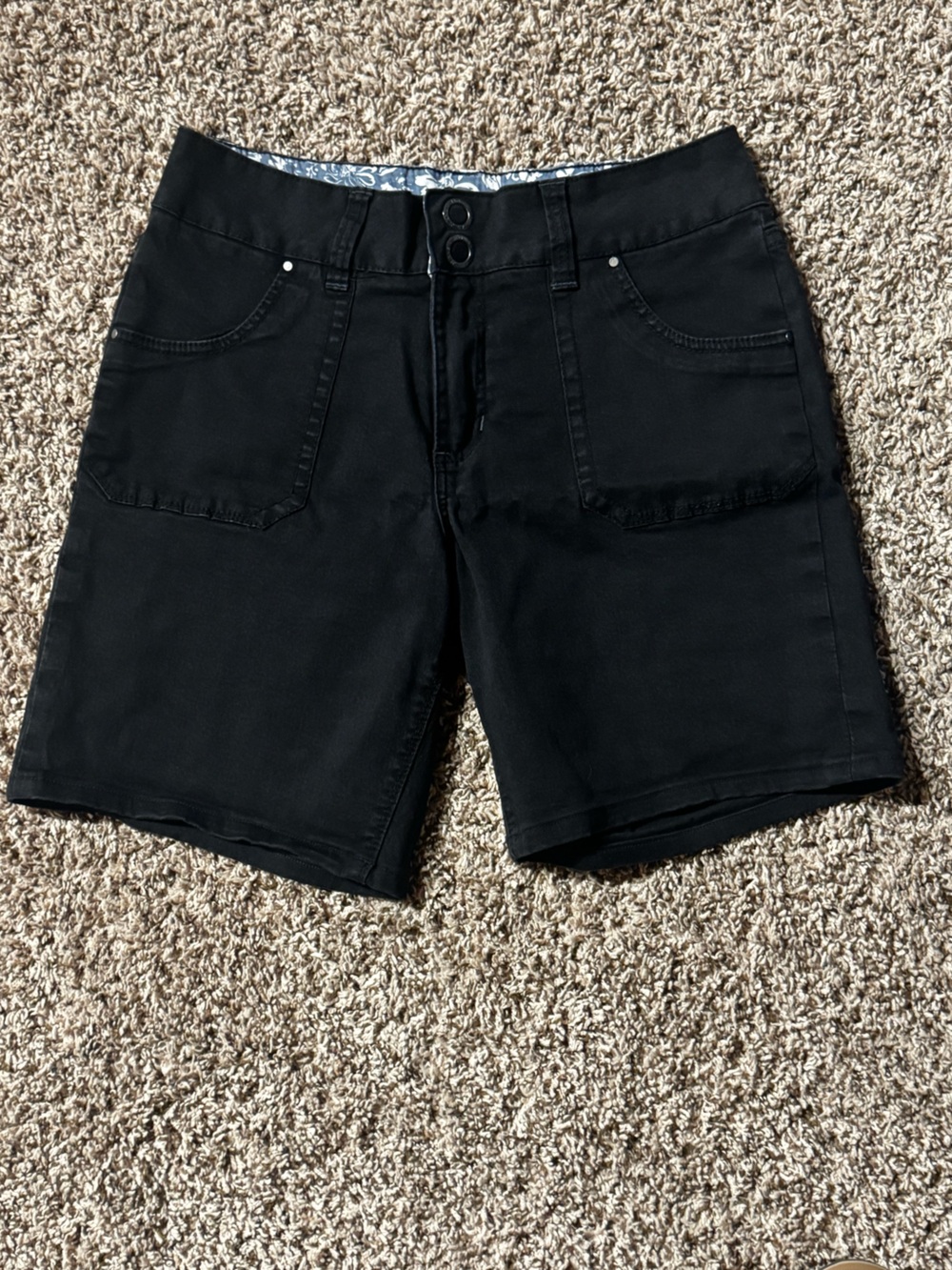 Jag stretch cargo shorts 12 black. L